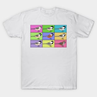 Warhol Birds - Chickadee T-Shirt